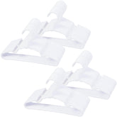 VIIBASE 80-piece white baby hanger set keeps newborn clothes organized.