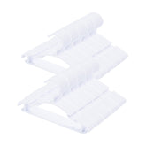VIIBASE white baby closet hanger keeps newborn outfits organized in a tidy nursery.