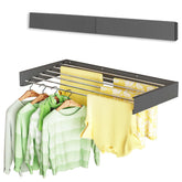 Vikaqi folded 40-inch wall-mounted drying rack saving floor space when not in use