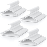 VILICK kids plastic hangers pack 100 white with non-slip shoulders keep outfits in place.