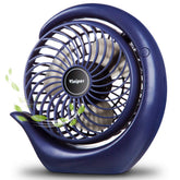 Viniper portable desk fan with compact design for easy portability
