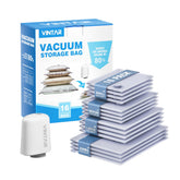 VINTAR travel vacuum bags kit shown for carry-on packing and space efficiency