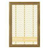 VIOLABBEY 11x17 gold frame front with ornate detailing for wall display