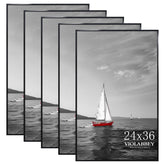 VIOLABBEY 24x36 poster frame set for easy wall assembly and display.