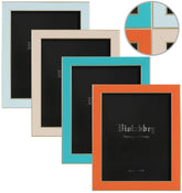 VIOLABBEY 8x10 blue frame with vivid color, ready for wall or desk display.