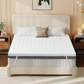 Vipbear dual-side firm topper offers adjustable support for queen mattresses.