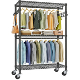 VIPEK R2 Plus garment rack front view showing generous storage capacity.