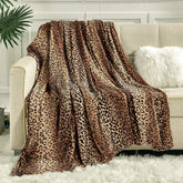 Viviland king size flannel fleece blanket on bed for cozy warmth.