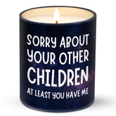 VIWIX mom candle with funny quote in a 10oz jar for Mother's Day gifting