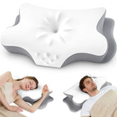VJASD cervical neck pillow with ergonomic design for aligned sleep