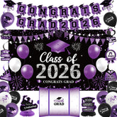 Vlipoeasn 2026 backdrop bundle creates a bold Class of 2026 visual for memorable photos.