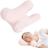 Vocheer anti-wrinkle pillow front view showing ergonomic contour for neck support