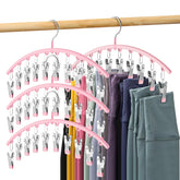 Volnamal legging organizer four-pack hangers for efficient closet organization.