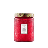 Voluspa Goji Tarocco Orange candle in a glass jar delivering a warm, inviting home scent.