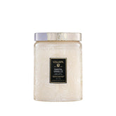 Voluspa Santal Vanille candle in an 18oz jar for warm, inviting evenings.