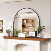 VooBang wide arched wall mirror with tempered glass for clear reflections.