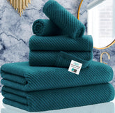 VOOVA & MOVAS large bath towels feel plush and quick-dry after showers.