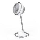Vornado 783DC vortex action pedestal demonstrates whole-room airflow for efficient cooling.