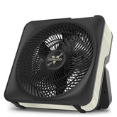 Vornado Model 80X kick stand enables vertical airflow for targeted cooling.