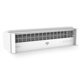 Vornado Portal window fan front view showing compact, powerful airflow for versatile cooling.