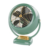 Vornado VFAN vintage metal body, front view, delivering room-wide airflow.