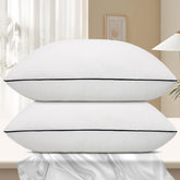 Vorouhals Hotel Collection pillow pack in queen size offers ready-to-use comfort.