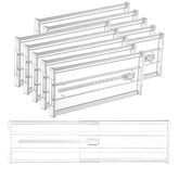 Vtopmart 10-pack 6-inch tall drawer dividers for neat, accessible drawers.
