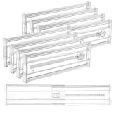 Vtopmart 8-pack drawer dividers create a tidy, organized dresser drawer