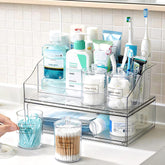 Vtopmart divided-tray keeps vanity items neatly separated and accessible