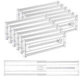 Vtopmart 4 inch extendable drawer divider for flexible storage organization.