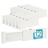 Vtopmart drawer dividers extendable 11.3-17 inches for flexible organization.