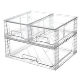 Vtopmart stackable drawers top view showing space-saving design.