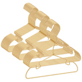 VWV Gold Aluminum Hanger 30-pack keeps closet neatly organized