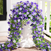 Waipfaru artificial hanging flowers 4-pack 27in for planters.