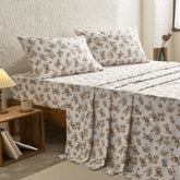 Wake In Cloud floral bed sheets with coquette pattern for cottagecore bedrooms