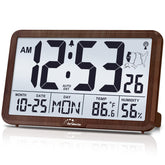 WallarGe Atomic Clock front view with a large display for easy visibility.