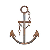 WallCharmers anchor wall decor with rustic finish adds nautical charm to any room