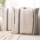 WANLIRD boho pillow cover front-chenille texture adds cozy style to your sofa