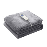 Wapaneus heated blanket throw on couch delivering plush warmth