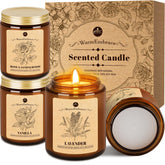 WarmEmbrace lavender candles four-pack with calming fragrance for any room