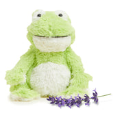 Warmies Frog microwavable plush for cozy warmth.
