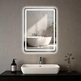WARM&LOVE LED bathroom mirror front light for precise makeup and grooming.