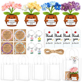 Wavwavw Forget-me-nots crochet ornament for a lasting classroom keepsake.