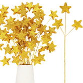 Wavwavw glitter star picks with foam stars add festive sparkle to centerpieces