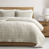 WDCOZY beige twin quilt 68x90 with soft microfiber for all-season comfort.