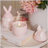 WDS WONDROUS Easter bunny-lid ceramic jar candle adds playful spring charm.