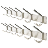 Webi heavy-duty stainless steel 304 hook rail coat rack keeps entryways organized