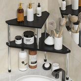 Weenson 2-tier over-sink bathroom organizer showing two shelves.