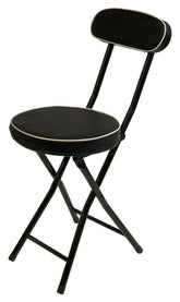 Wee's Beyond Cushioned Folding Stool seat offers compact comfort for practice sessions.