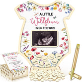 Wenqik wildflower frame on display stand for memorable guest photos
